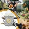 SYOWADA 4241 120 0616 Carburetor Kit, Replacement for STIHL BG86
