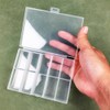 Gebildet 6pcs Plastic Transparent Storage Case Accessory Parts Storage Box