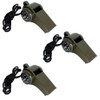 Shiwaki 3PCS Compass Whistle Outdoor Camping Hiking Whistle with Compass
