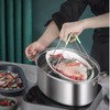 Stainless Steel Fish Steamer Set Large Steamer Pot for Steaming