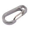 Supertool Outdoor Climbing Key Ring 1 Piece Titanium Alloy D-Ring
