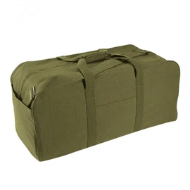 Olive Drab Military Canvas Jumbo Deluxe Cargo Bag