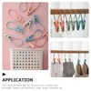 ULTECHNOVO 12Pcs Windproof Clothes Drying Clips with Plastic Rope Lightweight
