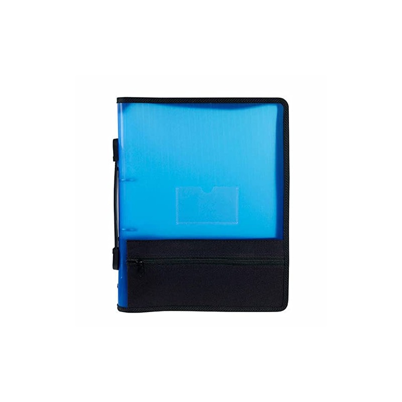 MARBIG(R) Zipper Binder with Storage 2O Ring 25 mm, Blue