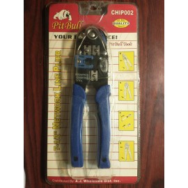 Pitt Bull New ~ PITT BULL ~ 7-1/2" Network Line Plier Crimping Tool