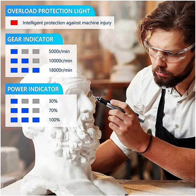 USB Customizer Professional Engraving Pen 30 Bits Engraver Tool for