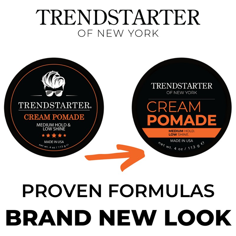 TRENDSTARTER - CREAM POMADE - Medium Hold - Low Shine