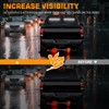 XRIDONSEN 2 in 1 White Traffic Advisor Light Bar 144