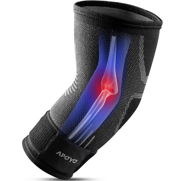 APOYO APOYO Elbow Brace for Tendonitis and Tennis Elbow, Compression