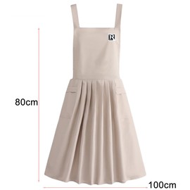 Watwass Women's Vintage Apron Dress with Pocket Waterproof Apron Long Cooking Horticulture, Colour 6