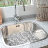 2 Pack Kitchen Sink Mat Pebble Sink Mats for Stainless