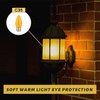KINUR E26 Small dim Amber LED Edison Light Bulbs, Candelabra