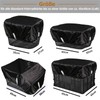Frelaxy Bicycle Basket Cover Waterproof with Reflective Strips, Rain Cover