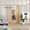 BarnBase 10FT Double Pocket Door Track Kit, 2 Sets of