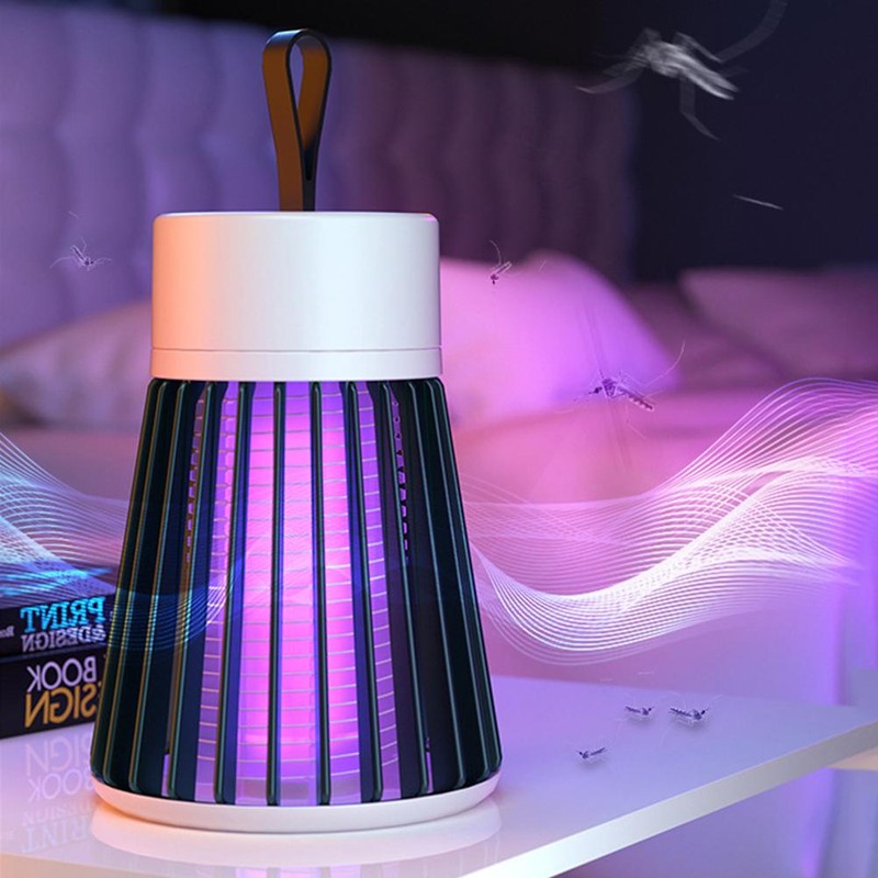 Electric Mosquito Killing Lamp USB Charging LED Light Trap Fly