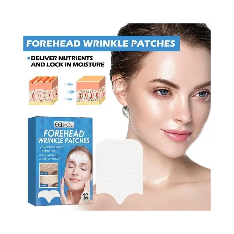 Parche Antiarrugas Eelhoe Para Frente Piel Mixta Noche Pack 12