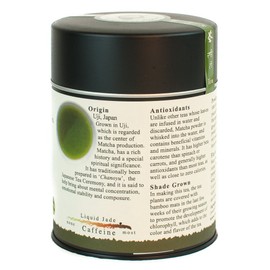 The Tao of Tea, Liquid Jade Powdered Matcha Green Tea, Loose Leaf, 3-Ounce Tin