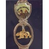 Collector Souvenir Spoon Helen Georgia Alpine Shop Image and Bear