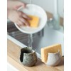 Zoeeker Sponge Holder for Kitchen Sink, Ceramic Dish Sponge Drying
