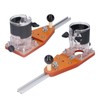 Saw Plate Guide System Kit, Suitable for Plate 12-40mm, Slotting,