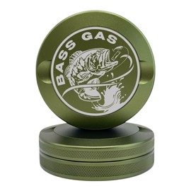 Edition 022: Bass Gas | Metal Can | Metal Container | Pouch Container | Small Storage Tin (Military Green)