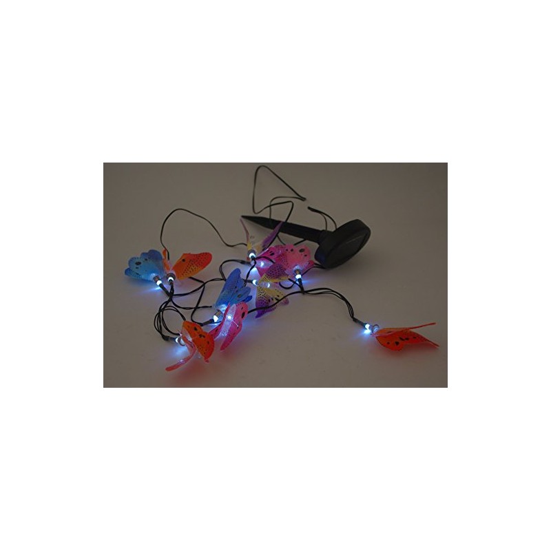 Illuminess 42000003S Fibre Optic Butterfly String Lights (10 Pieces)