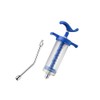 1 Set Feeding Syringe with Drench Nozzle Adjustable Dosage Reusable