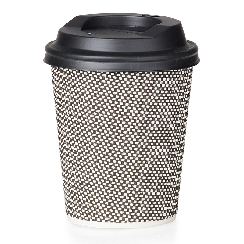 Signature Packaging - Ripple Paper Coffee Cups with Lids -