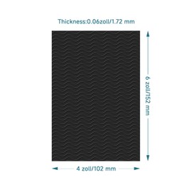 Vipuikos 7 Stück Gummisohlen zum Aufkleben, 15 x 10 cm Schuhsohle Kleben Set, Jede Erntegröße, Rutschfeste Sohlen zum Aufkleben Absatzschoner High Heels, Anti Rutsch Geräuschreduzierung