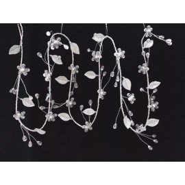 Unbranded WHOLESALE - LOT OF 6 6' Acrylic Flower Garland Wedding Holiday Event Decor