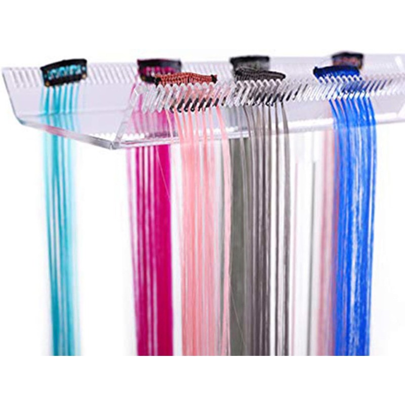 Soporte Acrilico para Extensiones de Cabello, Porta Herramientas para Cabello,