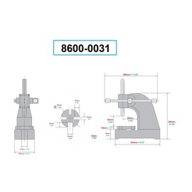 HHIP 8600-0031 Heavy Duty Arbor Press, .5 Ton Capacity, 10" Height (Pack of 1)