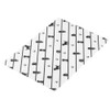 Kai Corporation Nyammy AP5181 Sheet Cutting Board, White/Black, 11.4 x