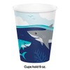 Shark Party Paper Cups, 8 ct