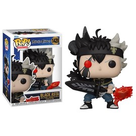 Funko Pop Black Clover + Protector: Anime Pop! Animation Vinyl Figure (Collector Gift Set Bundled with ToyBop Box Protector Case) (Black Asta w/Divider Sword)