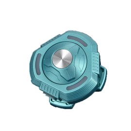 WXWBFAO Bone Conduction Motorcycle Helmet Wireless Bluetooth Speaker Waterproof Earphone (Green)