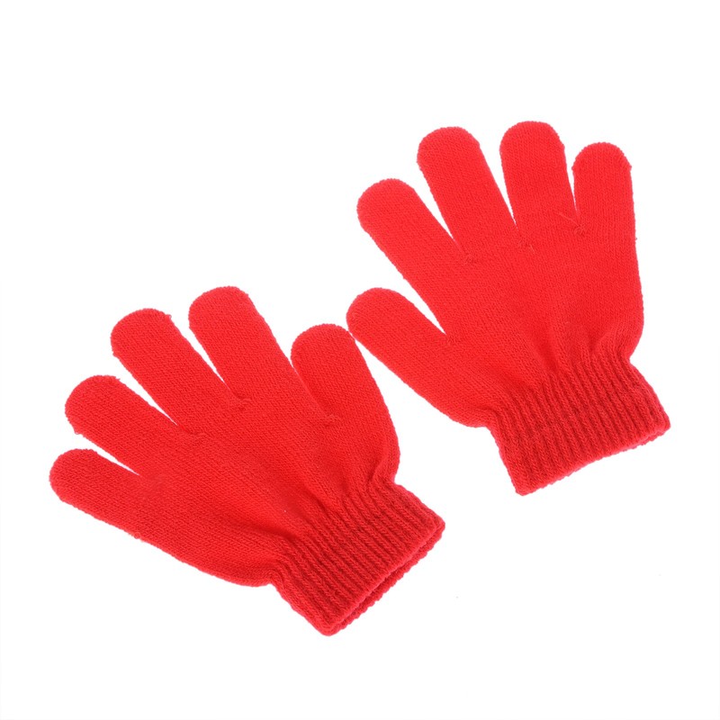 Pinksee Kids Boys Girls Winter Warm Stretchy Knitted Magic Gloves