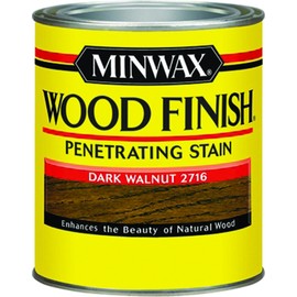 1/2 pt Minwax 22716 Dark Walnut Wood Finish Oil-Based Wood Stain