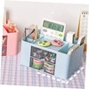 ABOOFAN Transparent Desk Organizer with Drawer Multi Functional Storage Box