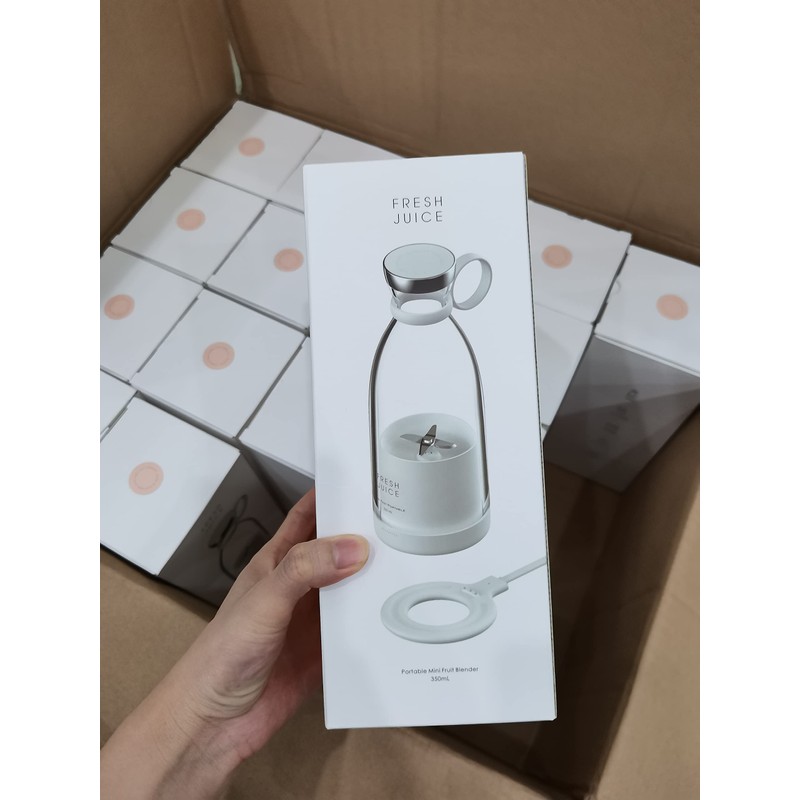 Generic 350mL Portable Mini Food Blender, USB Rechargeable, Portable, White