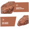 TEHAUX 1 Pack Natural Bark Scenery Materials for Micro Landscape
