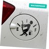 Mobestech 5sets Car Stickers Adorable Tank Decals Easy Application for