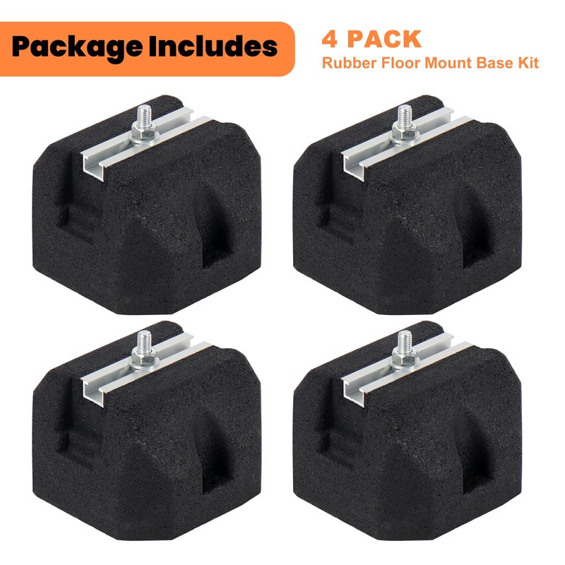 GCGOODS Rubber Floor Mounting Base Pad, Ductless Mini Split Air
