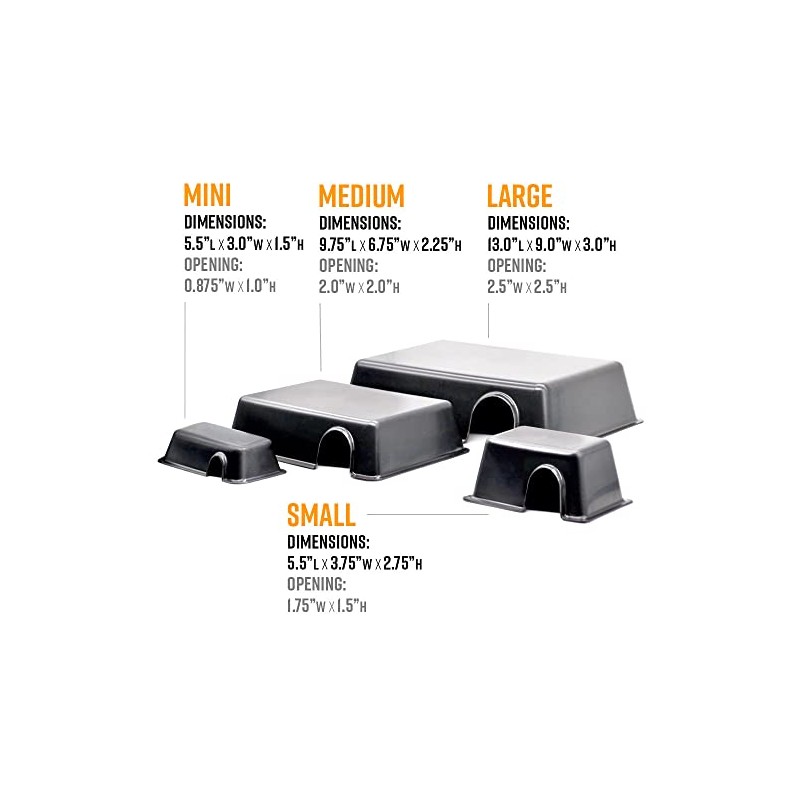 XYZReptiles Reptile Hide Box (Small)