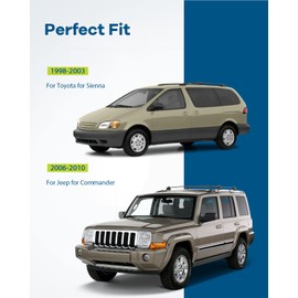 LUJUNTEC Interior Front Passenger Right Door Handle Replacement for 2006-2010 for Jeep Commander Replace OE 1DY591DVAB / 1PF021DVAA / 1PP68XDVAA Gray