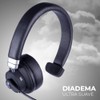 TECHZONE Diadema Bluetooth Monoaural Recargable con Micrófono y Cancelacion de