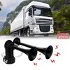 150db Super Loud Dual Trumpet Air Horn Kit with Compressor