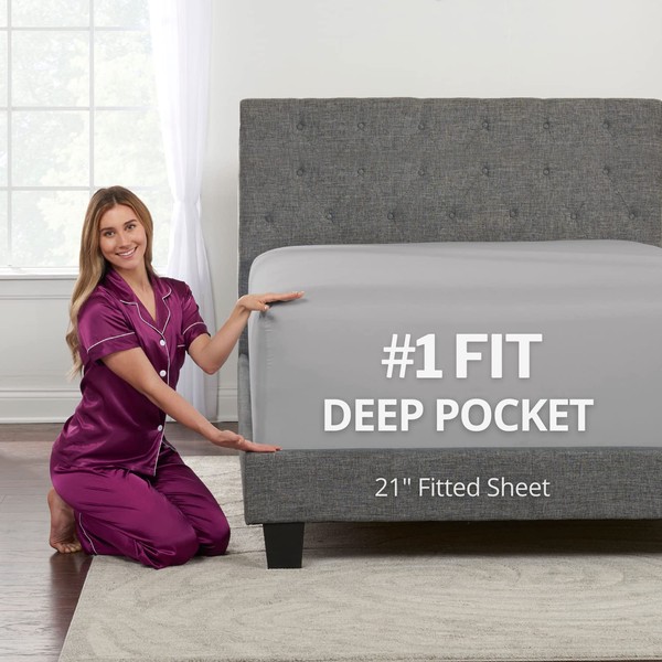 XL Twin Sheets Deep Pockets Fitted – Twin XL Fitted