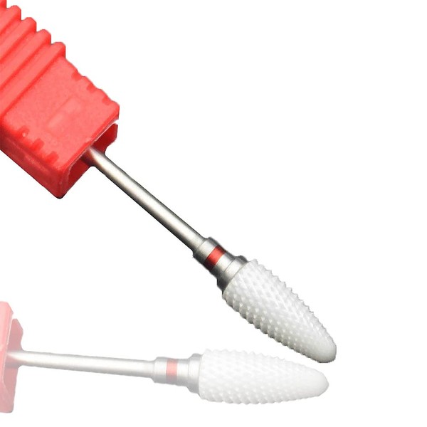 Red 2.35mm Shank Nail Drill Bit Set Cuticle Polishing Bits