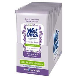 Toallitas antibacterianas de mano Wet Ones, toallitas de lavanda | Estuche de toallitas para viaje, toallitas antibacterianas, toallitas hidratantes |